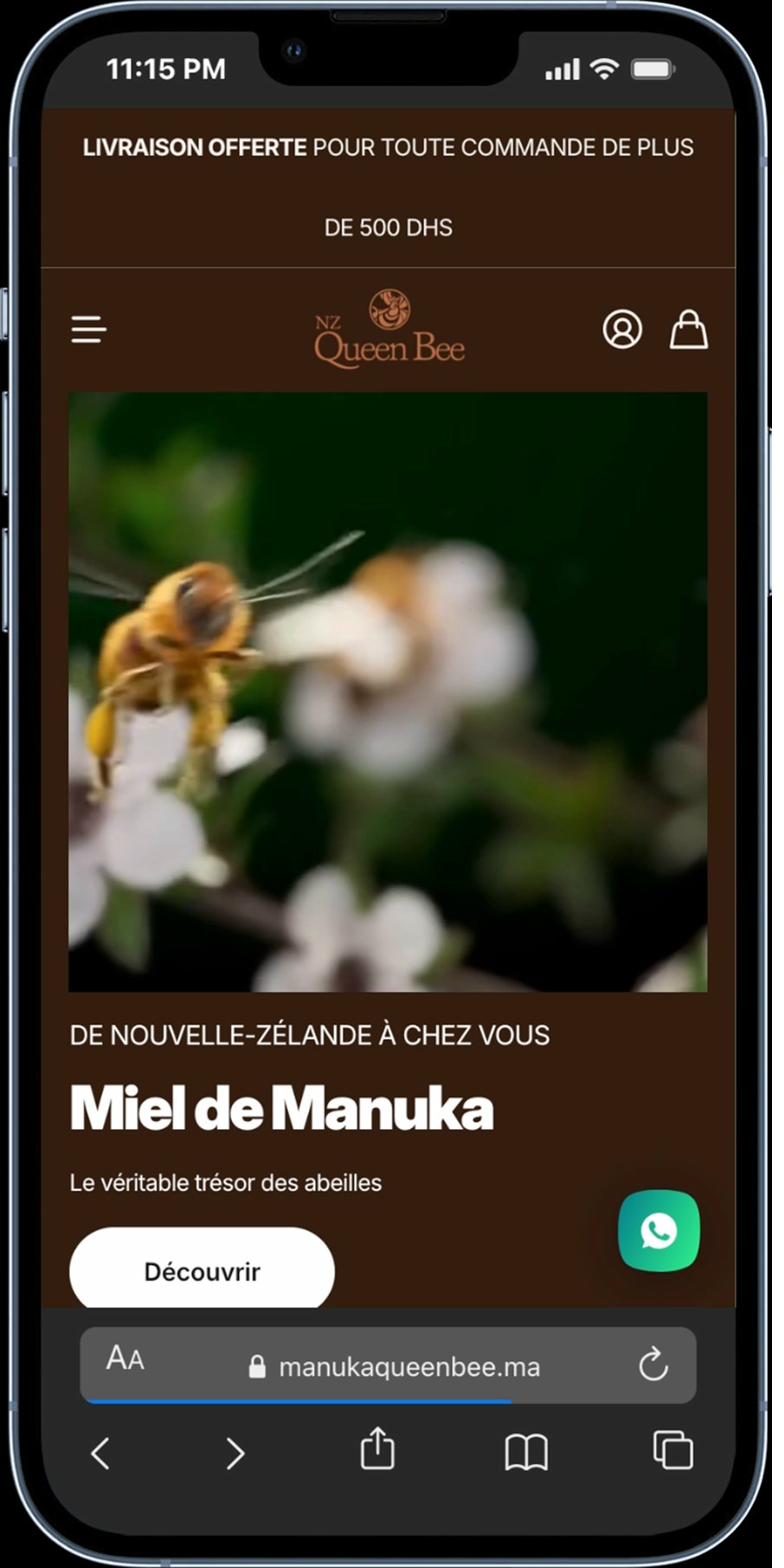 Manuka Honey — E-Commerce Redesign